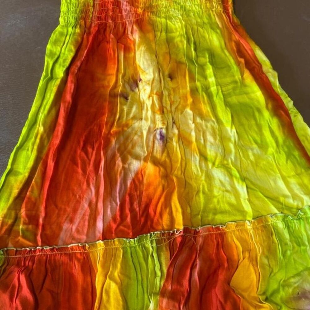 Rainbow tie-dye Skirt/Dress ONE SIZE